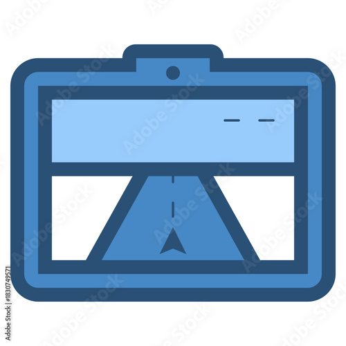 GPS map route location car device icon