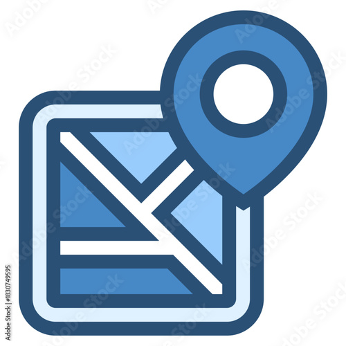 GPS navigation app symbol icon