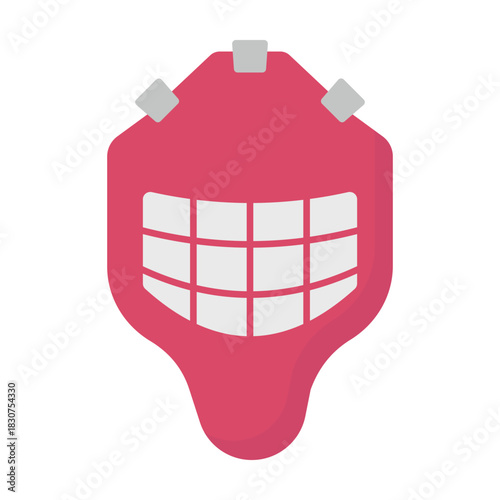 Catcher Mask Vector icon which can easily modify or edit