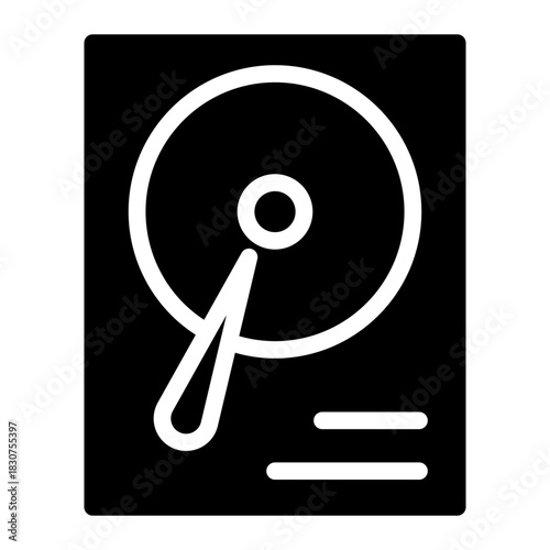 Hard disk icon