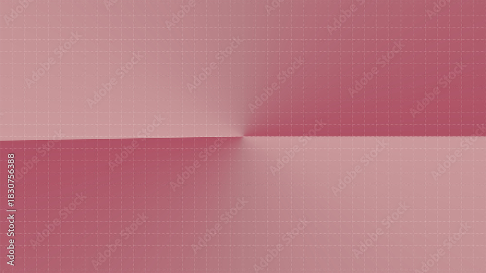 Fototapeta premium Abstract gradient background with a central horizontal fold effect