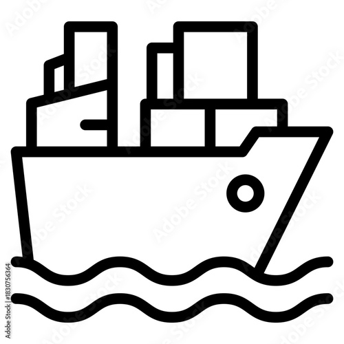 water transportation, ships, and boats icon. Artwork of cruise, brig, sailboat, yacht ferry, trawler, speedboat, jet ski, windsurfer, pontoon, container ship, and tanker.