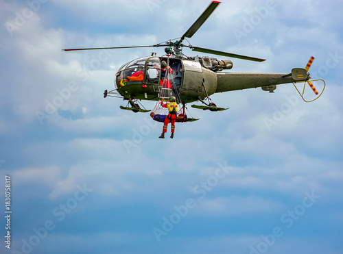 Helicopter rescue mission