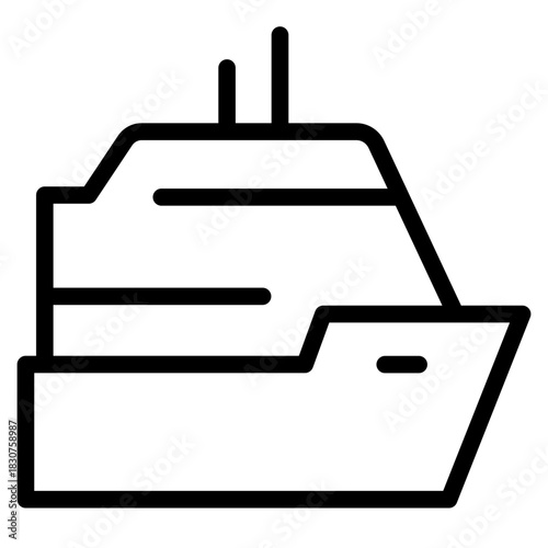 List of different type of water transportation, ships, and boats icon. Artwork of cruise, brig, sailboat, yacht ferry, trawler, speedboat, jet ski, windsurfer, pontoon, container ship, and tanker.