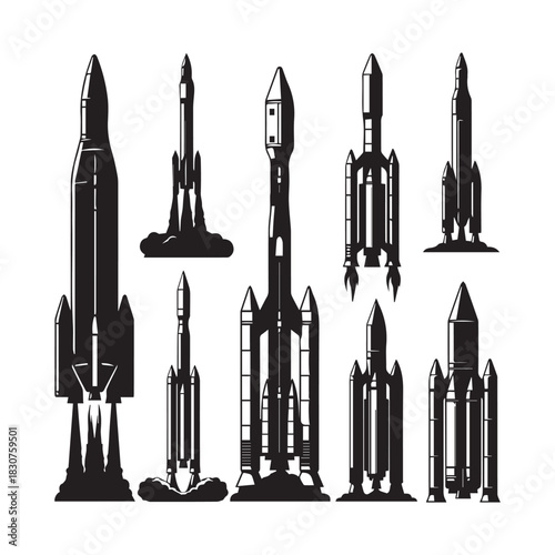 Rocket Silhouettes