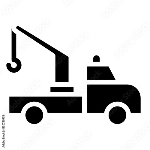 Construction vehicle fill icon . Vector pictograms of bulldozer, loader, grader, paver, roller, lowboy hauler, utility, concrete mixer, thin linear illustration.