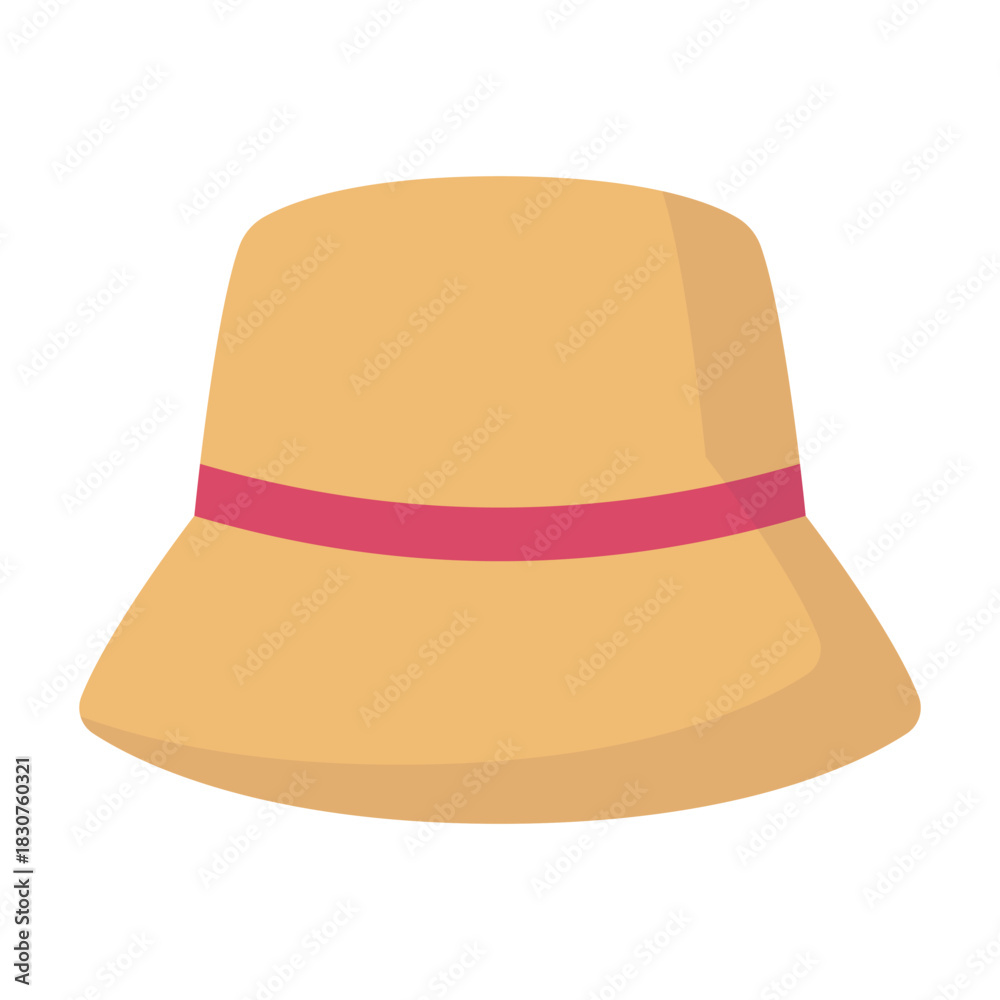 Fototapeta premium Sun Hat Vector icon which can easily modify or edit