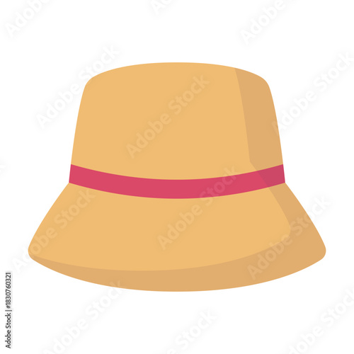 Sun Hat Vector icon which can easily modify or edit