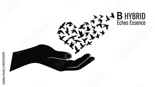 Abstract architectural perspective of repeating dark geometric archways receding into light