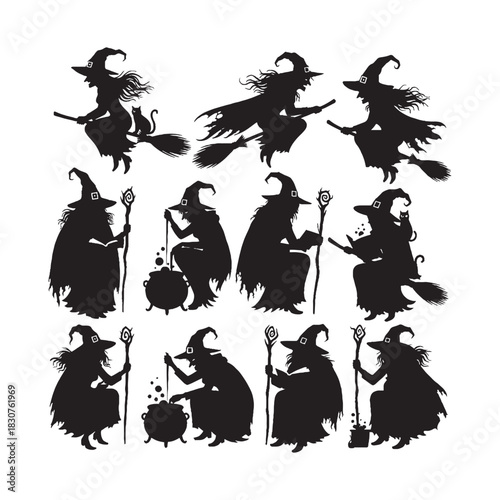 Witch Silhouettes