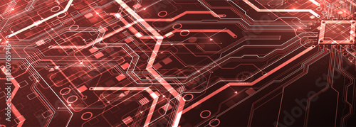 Abstract background on technological and scientific topics. CPU concept. Vector format.