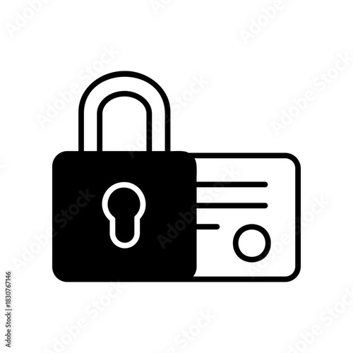 Lock and card