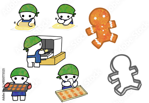 Ginger Cookies, Ginger Cookies cutter, OC makes ginger cookies