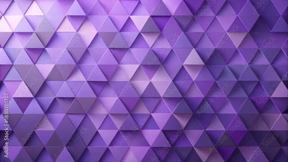 Obraz premium Abstract Purple Triangular Geometric Pattern Background Texture Design