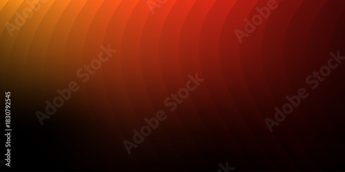 Neon ribbed fractal glass 3d background. Holographic vertical stripe pattern with vibrant purple blue yellow gradient. Abstract black bg, iridescent texture lines in radiant colors. 3D illustration	
