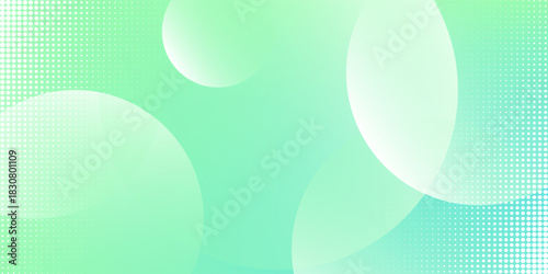 minimalist banner background,green and blue gradations,soft color,memphis,circle pattern,vector,eps 10