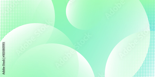 minimalist banner background,green and blue gradations,soft color,memphis,circle pattern,vector,eps 10