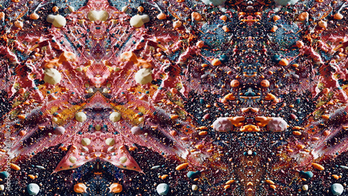 Abstract art background . Hand painting artwork on canvas .