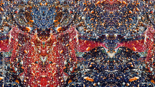 Abstract art background . Hand painting artwork on canvas .