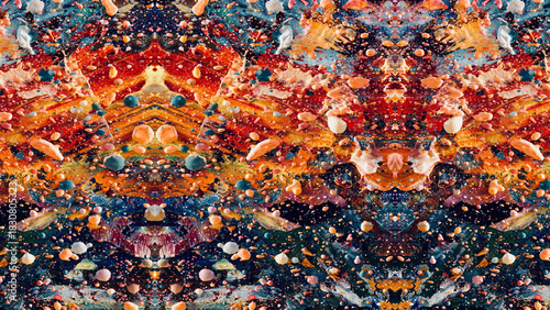 Abstract art background . Hand painting artwork on canvas .