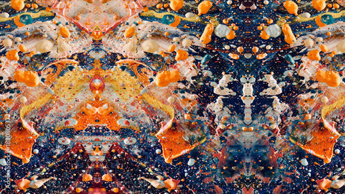 Abstract art background . Hand painting artwork on canvas .