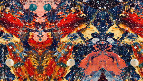 Abstract art background . Hand painting artwork on canvas .