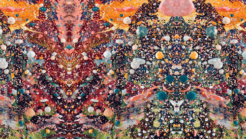 Abstract art background . Hand painting artwork on canvas .