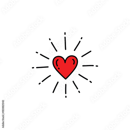 A set of 15 Valentine’s Day vector icons featuring heart designs in red, white, and black. Perfect for greeting cards, social media, stickers, web design, and Valentine-themed decorations or crafts