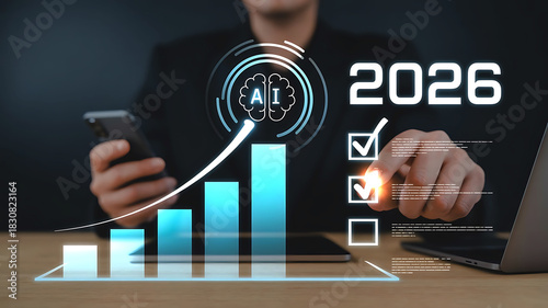 AI growth forecast for 2026 with technology and business integration strategy