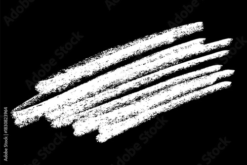 Chalk white texture on black background. Grunge texture background. Abstract vintage distressed design with rough, dirty, weathered, worn, scratched marks.