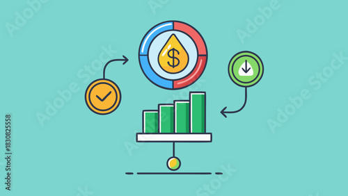 A Circular Finance Investment Plan Infographic Showing Growth