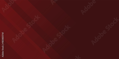 Abstract simple dark red gradient illustration background with 3d look overlap square with shadow and line pattern. Cool design and luxury. Eps10 vector