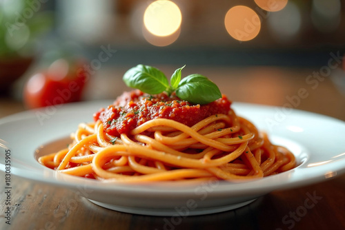 Delicious Restaurant Pasta Dish: Simple Tomato Sauce