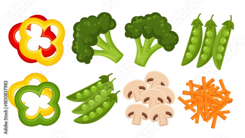Fresh vegetables ready for cooking healthy meals & vibrant veggie recipes