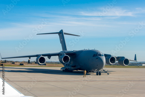U.S. Cargo Plane on the Tarmac