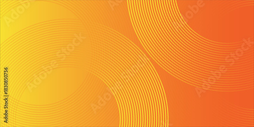 Colorful geometric background. Orange fluid shapes composition with trendy gradients. Liquid abstract background design. Futuristic design posters. Eps 10