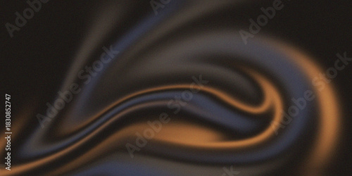 Wallpaper Mural Abstract Swirl Of Orange And Blue Light Motion On A Dark Background Torontodigital.ca