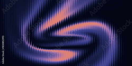 Wallpaper Mural Abstract Purple and Orange Swirl With Striped Texture for Modern Design Torontodigital.ca