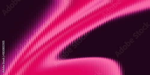 Wallpaper Mural Abstract Neon Pink Light Waves Create Futuristic Background for Design, Digital Art, and Visuals Torontodigital.ca