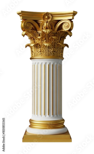Wallpaper Mural Corinthian column pillar isolated cutout PNG Torontodigital.ca