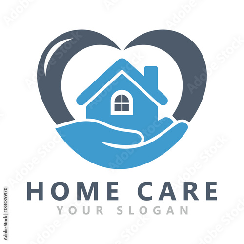 Home care logo stay at home logo