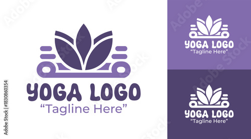 Yoga Logo Clean Serene Mindful Identity