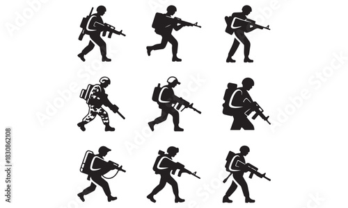 Soldier Silhouettes Collection