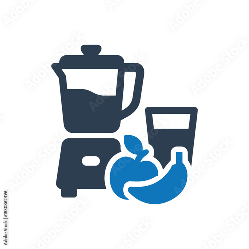 Fresh Fruit Smoothie Blender Icon