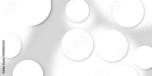 abstract business background circle. Round with shadow Round white paper elements with shadow on gray background for design. Glowing circle lines design. Suit for poster, banner, presentation etc .
