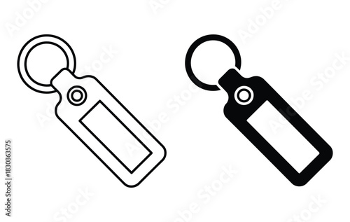 Stylish luggage tag set for travel branding with customizable label for modern travelers, perfect for corporate gifts and promotional items, showcasing sleek design and minimalist aesthetic