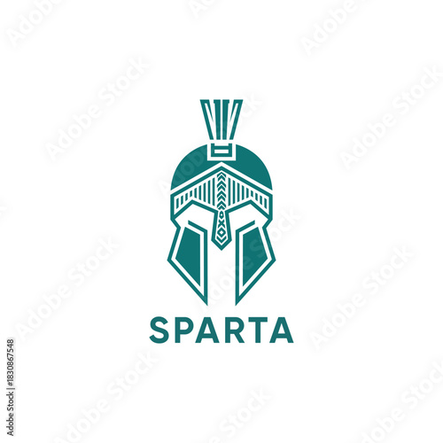 Spartan Warrior Helmet Logo Vector, Knight Logo, Knight Helmet