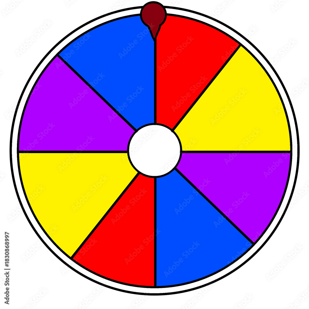 Fototapeta premium colorful target simple illustration カラフル 的 シンプル イラスト