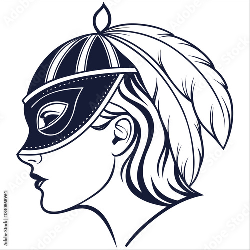 Different Mask silhouette isolated on transparent background Masquerade vector for apps or web party superhero carnival villain or burglar icon in flat. costume eye mask hidden person face