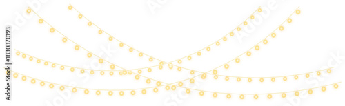 Abstract pattern of delicate yellow and white lines